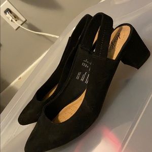 Dexflex comfort suede heel
